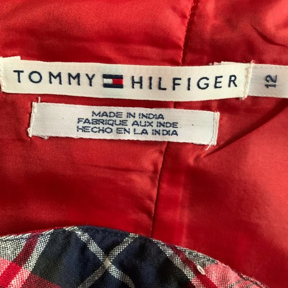 Tommy Hilfiger Plaid Dress Strapless - Picture 6 of 7